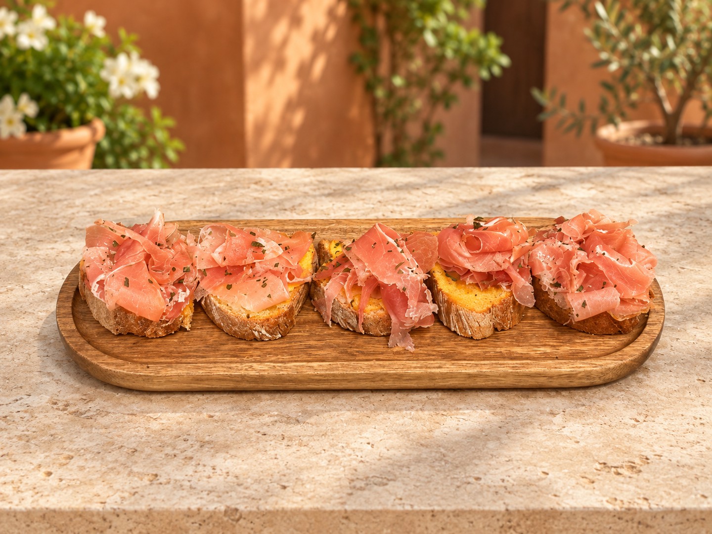 Crostini au serrano